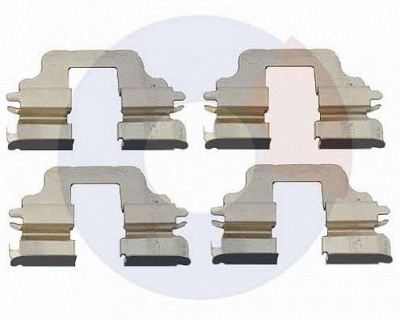 CARRAB BRAKE PARTS 2317 -  Комплектующие, колодки дискового тормоза